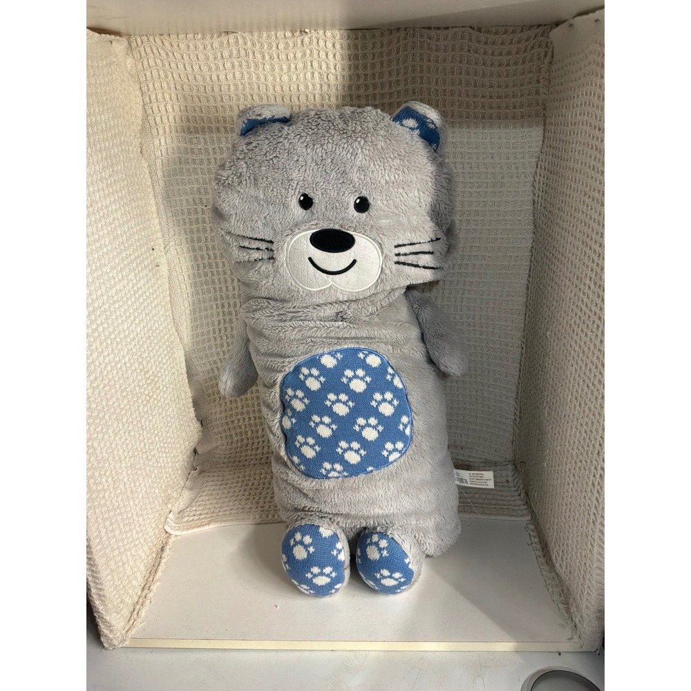 Whimsical Kids Intelex Group USA Cat Plush Stuffed Animal O/S Gray Blue